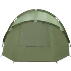 vidaXL Tienda de pesca 2 personas impermeable oliva Verde