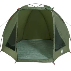 vidaXL Tienda de pesca impermeable Verde oliva Clearance