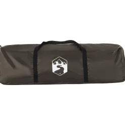 vidaXL Actividades Al Aire Libre-Tienda de pesca para 4 personas impermeable marrón