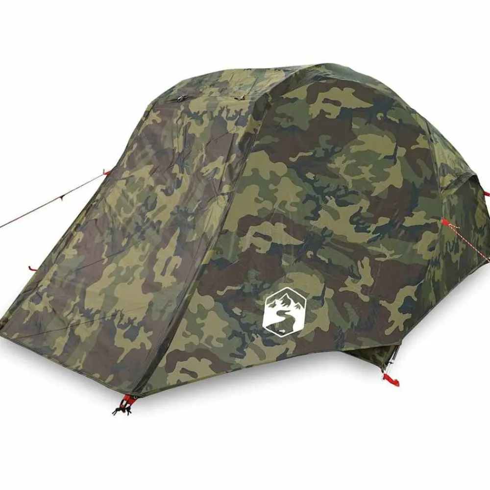 vidaXL Tienda de pesca para 3 personas impermeable Camuflaje Online