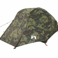 vidaXL Tienda de pesca para 3 personas impermeable Camuflaje Online