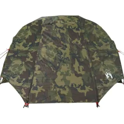 vidaXL Tienda de pesca para 3 personas impermeable Camuflaje Online