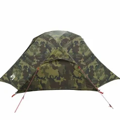vidaXL Tienda de pesca para 3 personas impermeable Camuflaje Online
