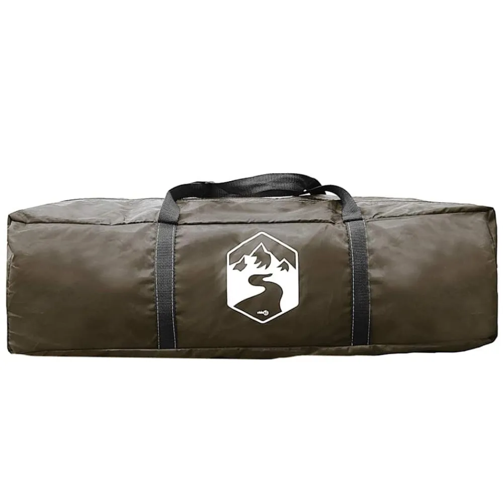 vidaXL Tienda de pesca para 4 personas impermeable marrón Marrón Online