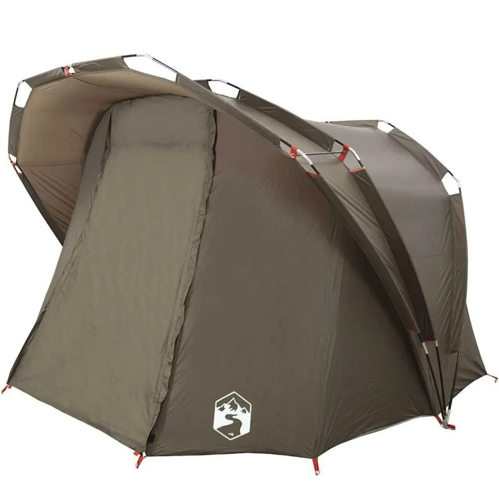 vidaXL Tienda de pesca para 4 personas impermeable marrón Marrón Online