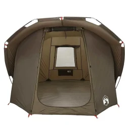 vidaXL Tienda de pesca para 4 personas impermeable marrón Marrón Online