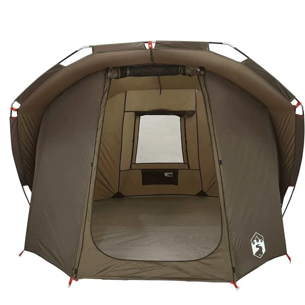 vidaXL Tienda de pesca para 4 personas impermeable marrón Marrón Online