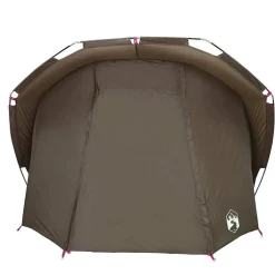vidaXL Tienda de pesca para 4 personas impermeable marrón Marrón Online