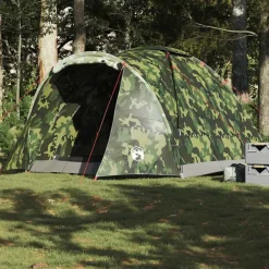 vidaXL Actividades Al Aire Libre-Tienda de pesca para 2 personas impermeable