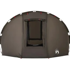 vidaXL Actividades Al Aire Libre-Tienda de pesca para 5 personas impermeable marrón