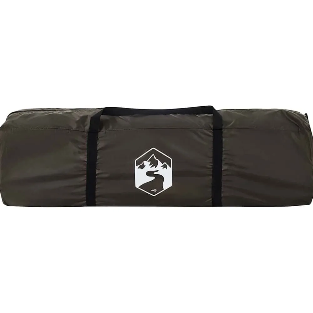 vidaXL Actividades Al Aire Libre-Tienda de pesca para 5 personas impermeable marrón