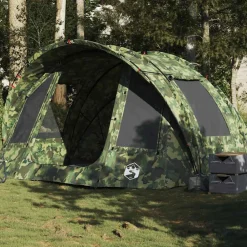vidaXL Tienda de pesca para 2 personas impermeable Camuflaje Best