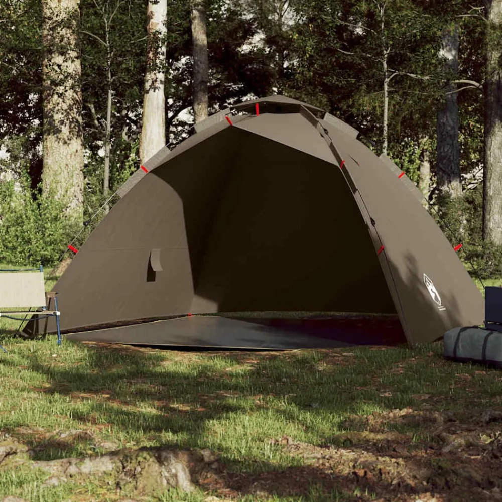 vidaXL Actividades Al Aire Libre-Tienda de pesca para 4 personas apertura rápida