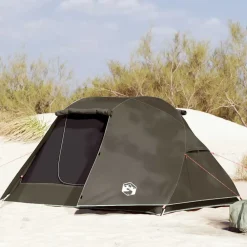 vidaXL Tienda de pesca para 3 personas impermeable marrón Marr&oacute;n