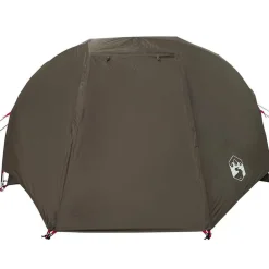 vidaXL Tienda de pesca para 3 personas impermeable marrón Marr&oacute;n