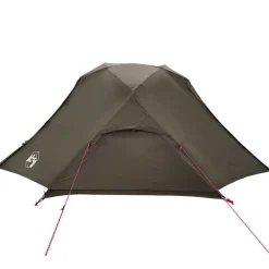 vidaXL Tienda de pesca para 3 personas impermeable marrón Marr&oacute;n