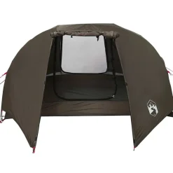 vidaXL Tienda de pesca para 3 personas impermeable marrón Marr&oacute;n