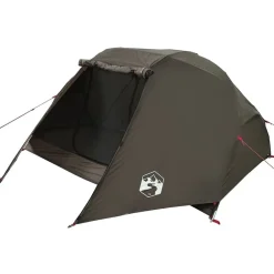 vidaXL Tienda de pesca para 3 personas impermeable marrón Marr&oacute;n