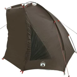 vidaXL Tienda de pesca para impermeable marrón Marr&oacute;n Outlet
