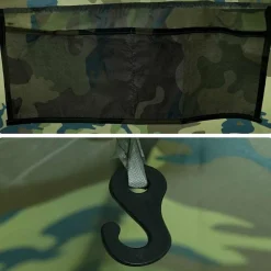vidaXL Tienda de pesca para 5 personas impermeable Camuflaje Best
