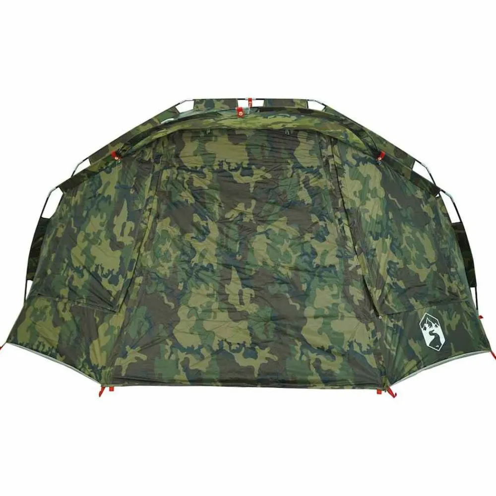 vidaXL Tienda de pesca para 5 personas impermeable Camuflaje Best