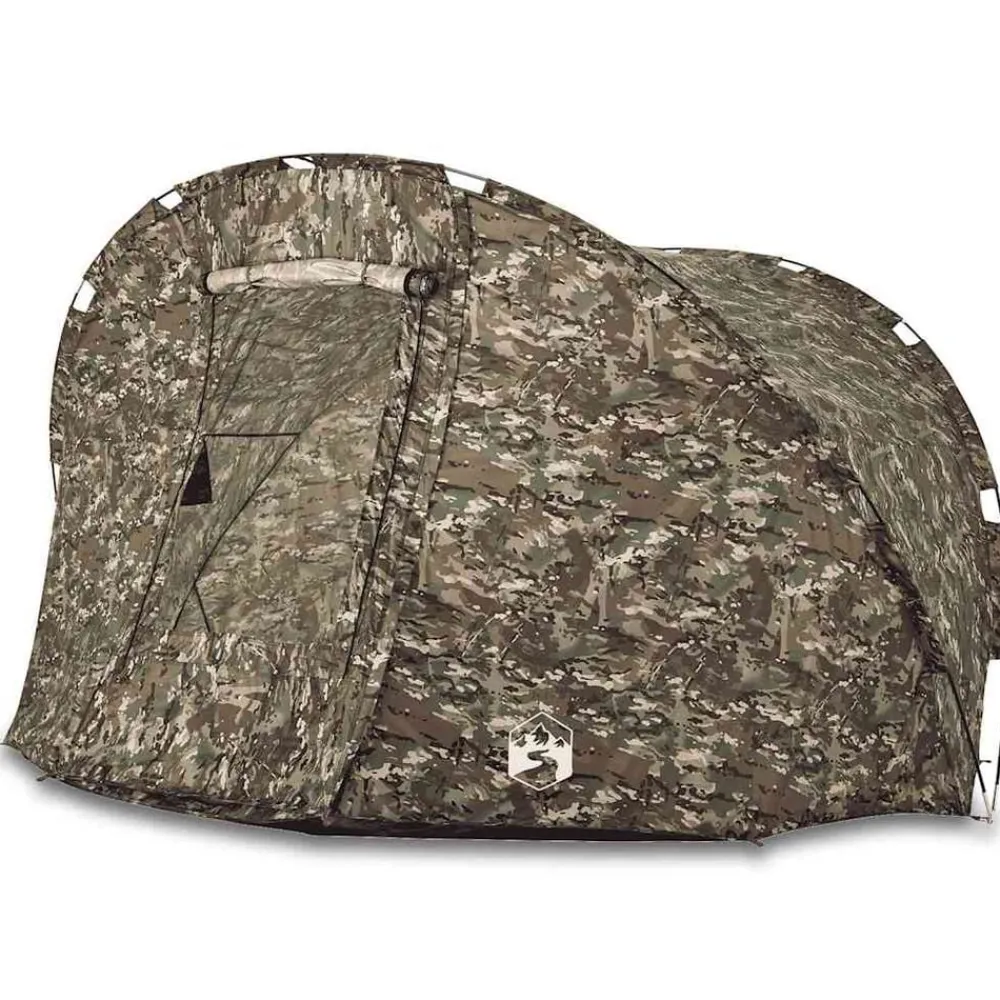 vidaXL Tienda de pesca para 5 personas impermeable Camuflaje Outlet