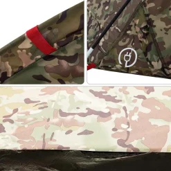 vidaXL Tienda de pesca para 5 personas impermeable Camuflaje Outlet