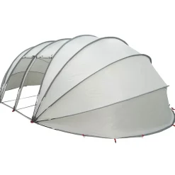 vidaXL Tienda de piscina tipo cúpula 538 x 440 x 204 cm Gris Hot