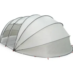 vidaXL Tienda de piscina tipo cúpula 538 x 440 x 204 cm Gris Hot