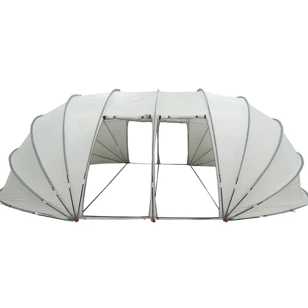 vidaXL Tienda de piscina tipo cúpula 538 x 440 x 204 cm Gris Hot