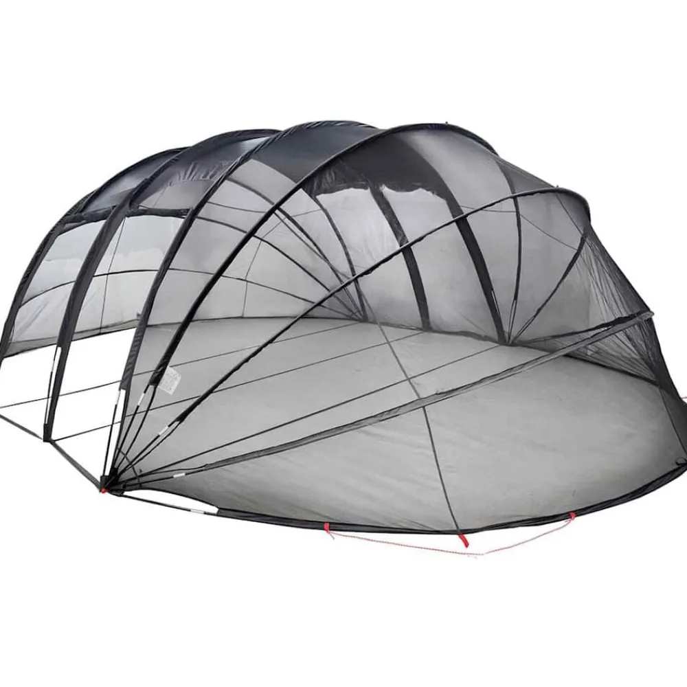 vidaXL Piscina Y Spa-Tienda de piscina tipo cúpula 538 x 440 x 204 cm