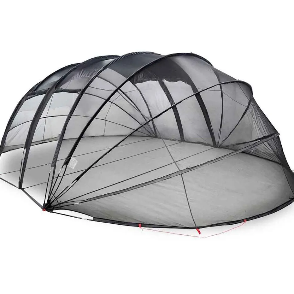 vidaXL Piscina Y Spa-Tienda de piscina tipo cúpula 538 x 440 x 204 cm
