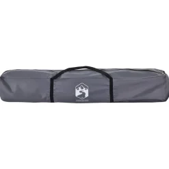 vidaXL Tienda de playa 4 personas impermeable apertura rápida Gris New
