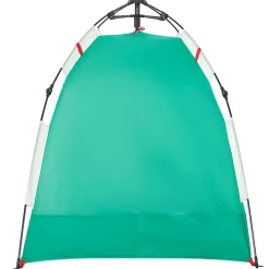 vidaXL Tienda de playa 2 personas impermeable apertura rápida Verde Online