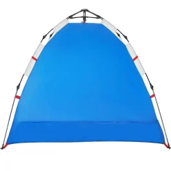 vidaXL Tienda de playa 2 personas impermeable apertura rápida azul Azul celeste Discount