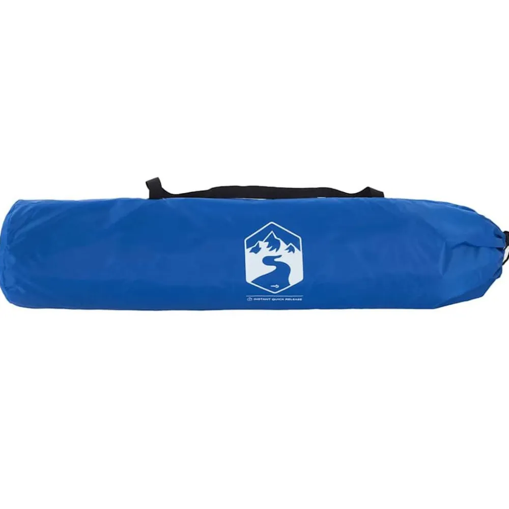 vidaXL Tienda de playa 2 personas impermeable apertura rápida azul Azul celeste Discount