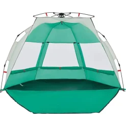 vidaXL Tienda de playa 2 personas impermeable apertura rápida verde Verde mar Online