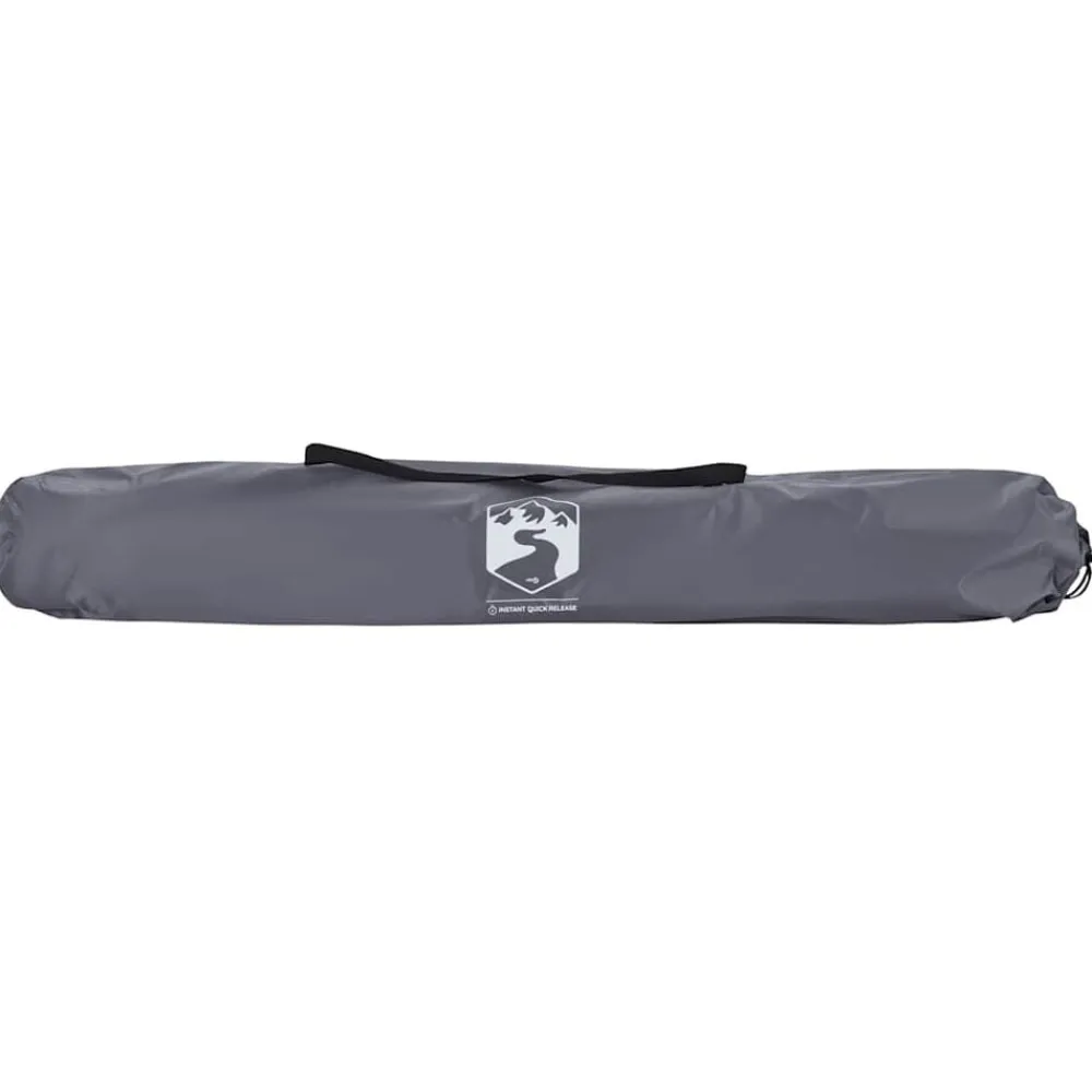 vidaXL Tienda de playa 2 personas impermeable apertura rápida Gris