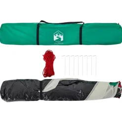 vidaXL Tienda de playa 4 personas impermeable apertura rápida verde Verde mar Online