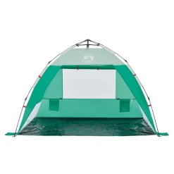 vidaXL Tienda de playa 2 personas impermeable apertura rápida verde Verde mar Hot