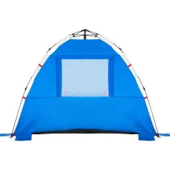 vidaXL Tienda de playa 3 personas impermeable apertura rápida azul Azul celeste Sale