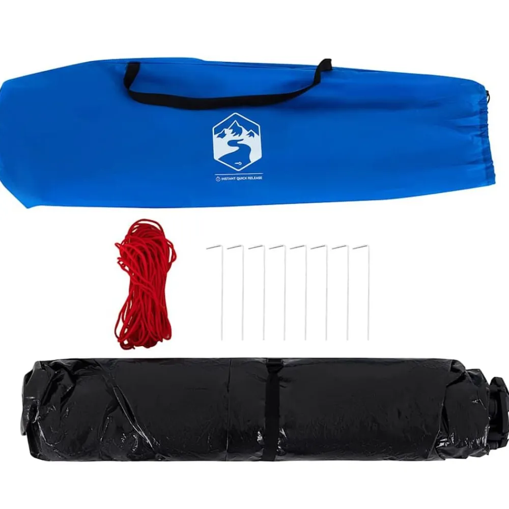 vidaXL Tienda de playa 3 personas impermeable apertura rápida azul Azul celeste Sale