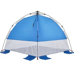 vidaXL Tienda de playa impermeable apertura rápida Azul celeste Best