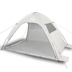 vidaXL Tienda de playa impermeable Gris Outlet