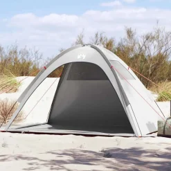 vidaXL Tienda de playa impermeable Gris Outlet