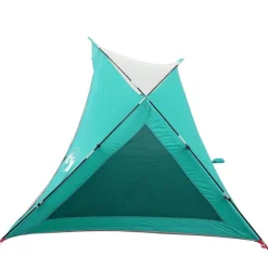 vidaXL Actividades Al Aire Libre-Tienda de playa para 2 personas impermeable verde agua