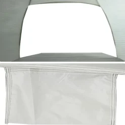 vidaXL Tienda de playa para 3 personas impermeable Gris
