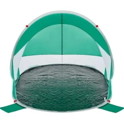 vidaXL Tienda de playa pop-up impermeable agua Verde