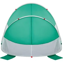 vidaXL Tienda de playa pop-up impermeable agua Verde