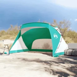vidaXL Actividades Al Aire Libre-Tienda de playa 185T poliéster agua 274x178x170/148 cm